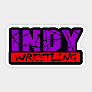 Extreme Indy Purple logo Sticker